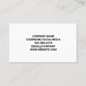 コーヒーカップロゴ | スプラッシュコーヒー 名刺 (裏面)