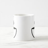 コーヒーカップロゴ モーフィングマグカップ (中央)