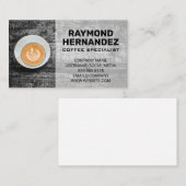 コーヒーカップヴィンテージテーブル 名刺 (正面/裏面)