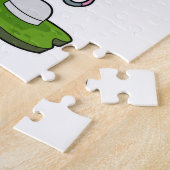 コーヒーカップ付きマウス ジグソーパズル (側面)