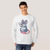 コーヒーカップ付きマウス Tシャツ (正面フル)