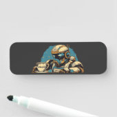 コーヒーカップ付きロボット 名札 (インサイチュ)