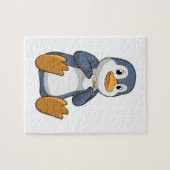 コーヒーカップ付ペンギン ジグソーパズル (横)