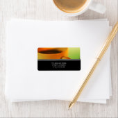 コーヒーカップ住所 シール (インサイチュ)