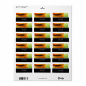 コーヒーカップ住所 シール (フルシート)