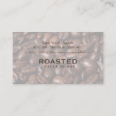 コーヒーカップ及び汚れパンチカード 名刺 (裏面)