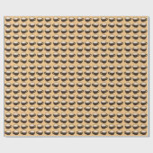 コーヒーカップ柄 ラッピングペーパー (フラット)