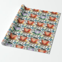 コーヒーカップ水の色パターン
