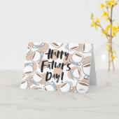 コーヒーカップ父のデイカード カード (黄色い花)