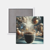 コーヒーカップ磁石 マグネット (正面/裏面)