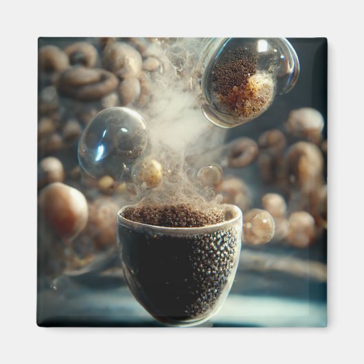 コーヒーカップ磁石 マグネット (正面)