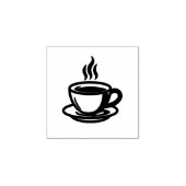 コーヒーカップ自動捺印スタンプ ラバースタンプ (インプリント)