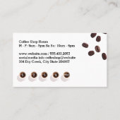 コーヒーカップ豆 |パンチカード ロイヤリティカード (裏面)