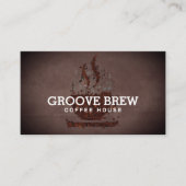 コーヒーカップ豆 |パンチカード ロイヤリティカード (正面)