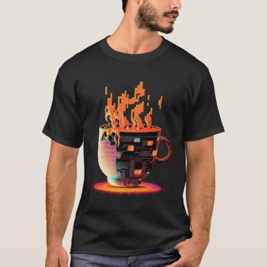 コーヒーカップ15 Tシャツ (正面)