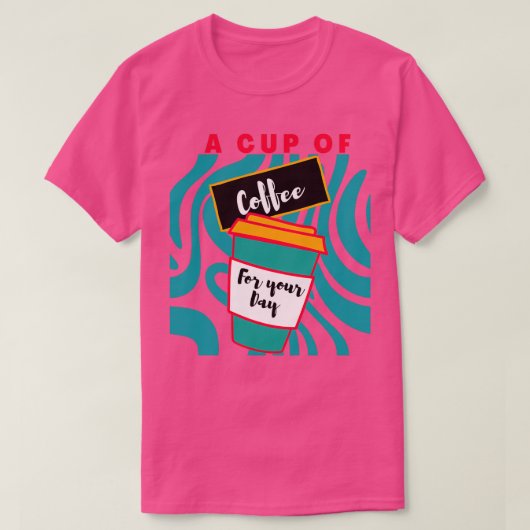 コーヒーカップ1 Tシャツ (デザイン正面)