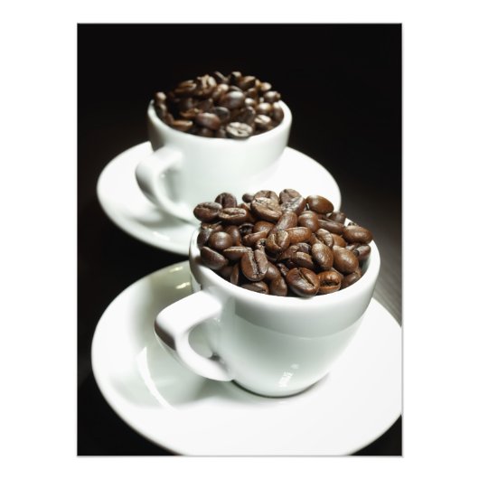 コーヒーカップ2杯 フォトプリント            (正面)