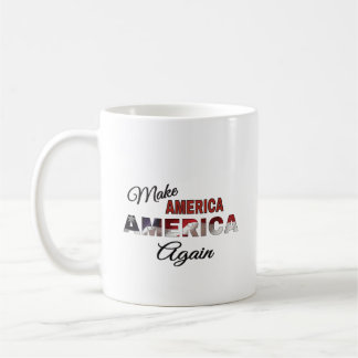 コーヒーカップ:アメリカを作り直す コーヒーマグカップ