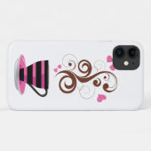 コーヒーカップ、アラビカコーヒー、ブラックコーヒー、ハート Case-Mate iPhoneケース (裏面(横))