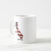 コーヒーカップ:カリフォルニアを取り戻す コーヒーマグカップ (正面左)