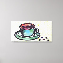 コーヒーカップ キャンバスプリント