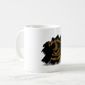 コーヒーカップ「コーヒーで生活が良い」マグカップ コーヒーマグカップ (正面左)