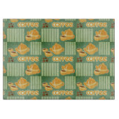 コーヒーカップ、コーヒーポットおよびコーヒー豆 カッティングボード (正面)