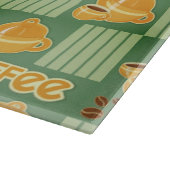 コーヒーカップ、コーヒーポットおよびコーヒー豆 カッティングボード (角)