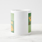 コーヒーカップ、コーヒーポット及びコーヒー豆 ジャンボコーヒーマグカップ (正面)