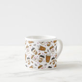 コーヒーカップ、コーヒー豆、コーヒー愛好家、ハート エスプレッソカップ (正面右)