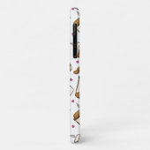 コーヒーカップ、コーヒー豆、コーヒー愛好家、ハート Case-Mate iPhoneケース (裏面/左)