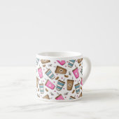 コーヒーカップ、コーヒー豆、ハート、コーヒー愛好家 エスプレッソカップ (正面右)