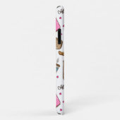 コーヒーカップ、コーヒー豆、ハート、コーヒー愛好家 Case-Mate iPhoneケース (裏面/右)