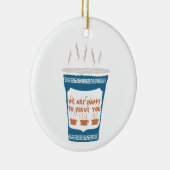 コーヒーカップ セラミックオーナメント (右)