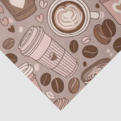 コーヒーカップ パターン (6) 薄葉紙 (詳細)