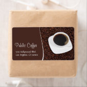 コーヒーカップ&ビーンズ住所 シール (インサイチュ)