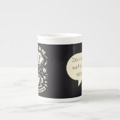 コーヒーカップ ボーンチャイナマグカップ (正面)