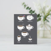 コーヒーカップ ポストカード (スタンド正面)