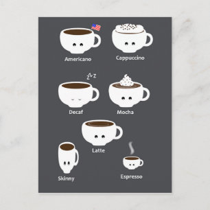 コーヒーカップ ポストカード