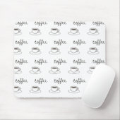 コーヒーカップ マウスパッド (マウス)