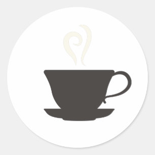コーヒーカップ ラウンドシール