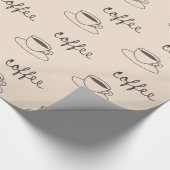 コーヒーカップ ラッピングペーパー (角)
