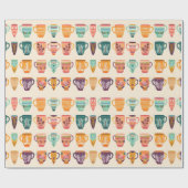 コーヒーカップ ラッピングペーパー (フラット)