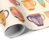 コーヒーカップ ラッピングペーパー (ロールコーナー)