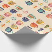 コーヒーカップ ラッピングペーパー (角)