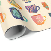 コーヒーカップ ラッピングペーパー (ロールコーナー)