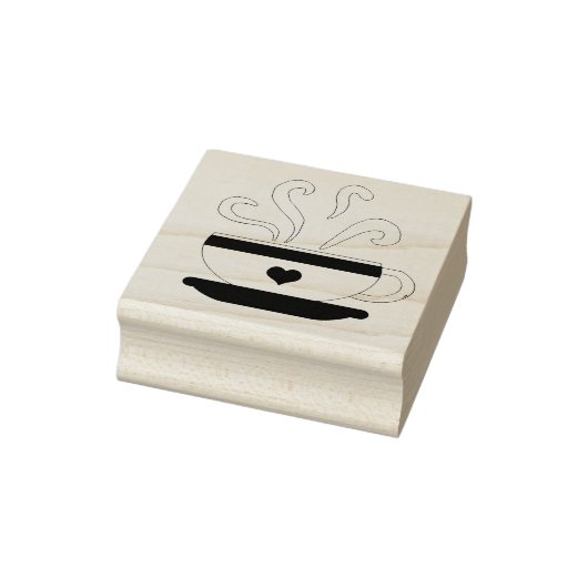 コーヒーカップ ラバースタンプ (スタンプ)