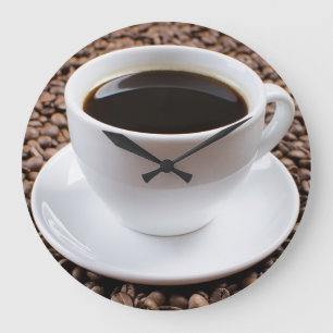 コーヒーカップ ラージ壁時計