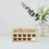 コーヒーカップ ロイヤリティカード (スタンド正面)
