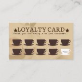 コーヒーカップ ロイヤリティカード (正面)